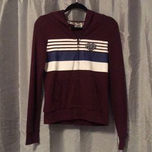 VS pink zip up hoodie